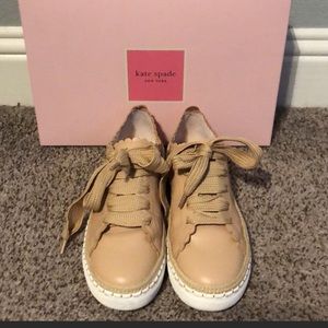 ‼️FREE SHIPPING‼️ NEW ‼️kate Spade nude sneakers